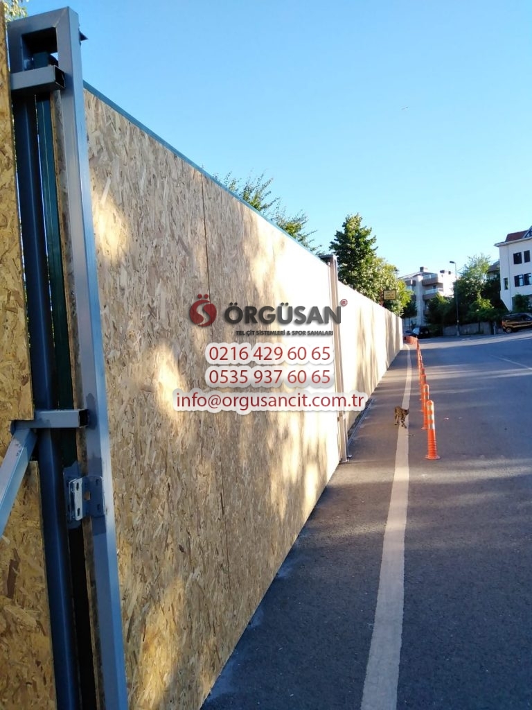 Şile Trapez Sac ile Saha Kapatma