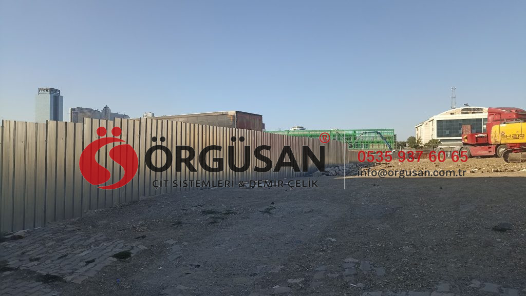 Sultanbeyli İnşaat Çevre Kapatma ve Trapez Şantiye Çevirme