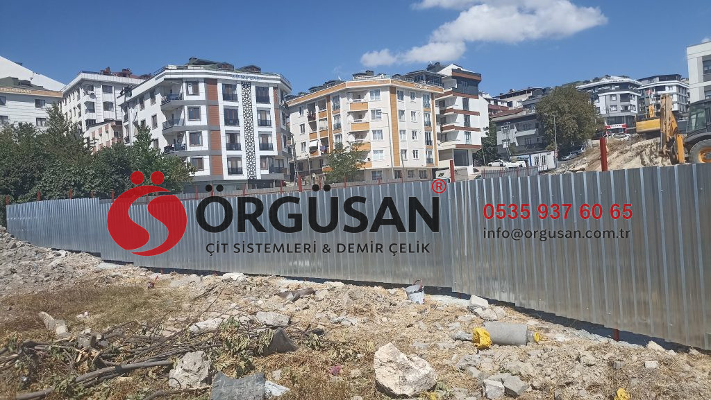 Ataşehir İnşaat Çevre Kapatma ve Trapez Şantiye Çevirme