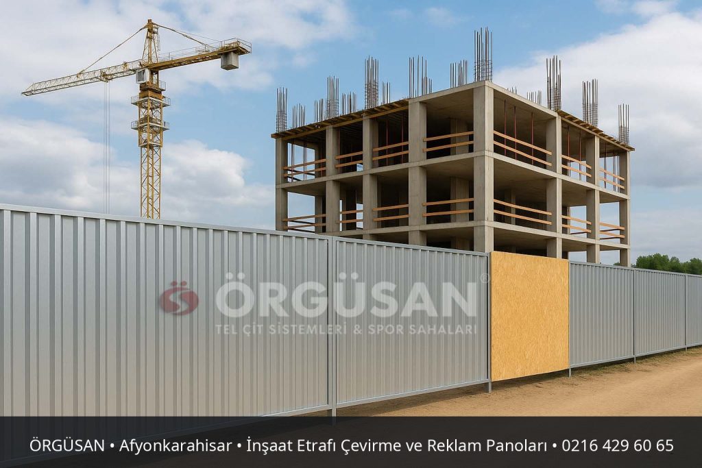 Afyonkarahisar İnşaat Etrafı Çevirme ve Reklam Panoları | ÖRGÜSAN