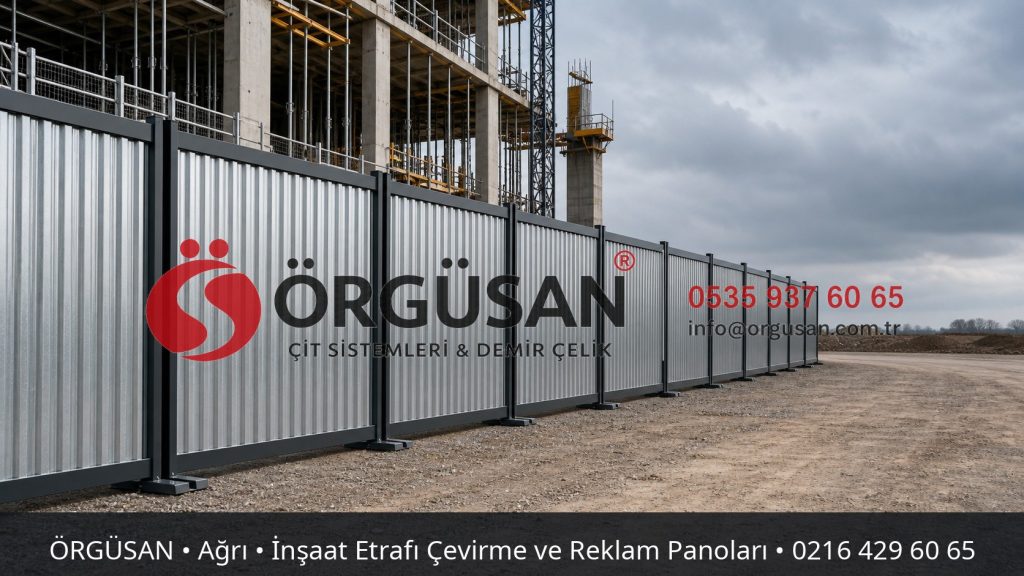 Ağrı İnşaat Etrafı Çevirme ve Reklam Panoları | ÖRGÜSAN
