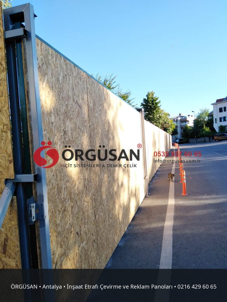 Antalya İnşaat Etrafı Çevirme ve Reklam Panoları | ÖRGÜSAN