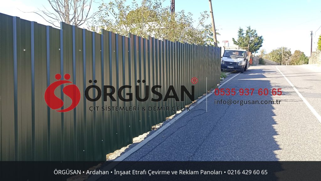 Ardahan İnşaat Etrafı Çevirme ve Reklam Panoları | ÖRGÜSAN