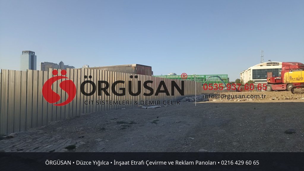 Düzce Yığılca İnşaat Etrafı Çevirme ve Reklam Panoları | ÖRGÜSAN