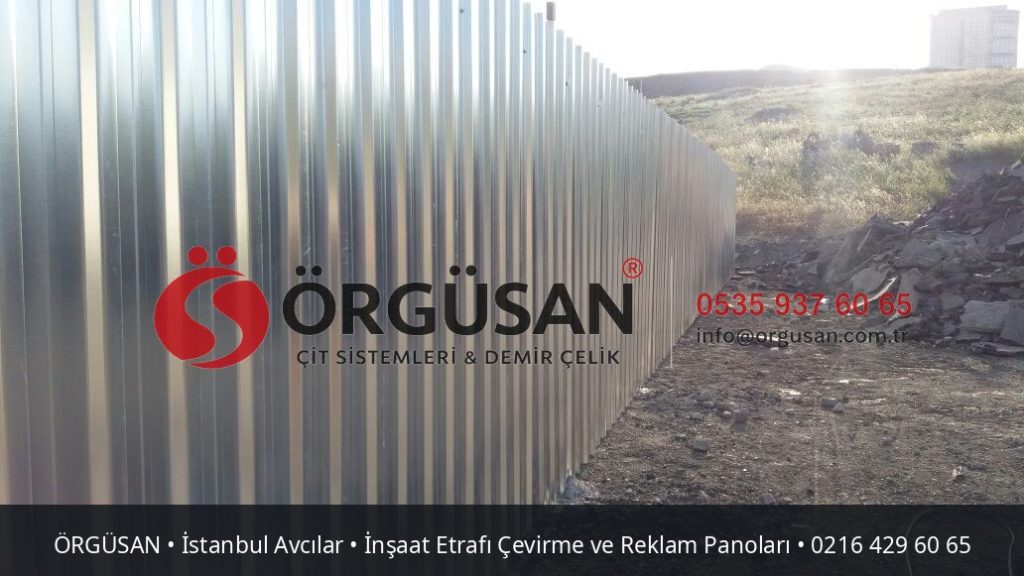 İstanbul Avcılar İnşaat Etrafı Çevirme ve Reklam Panoları | ÖRGÜSAN