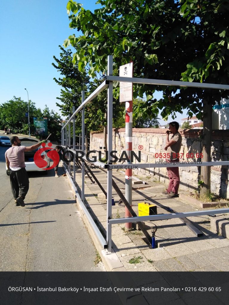 İstanbul Bakırköy İnşaat Etrafı Çevirme ve Reklam Panoları | ÖRGÜSAN