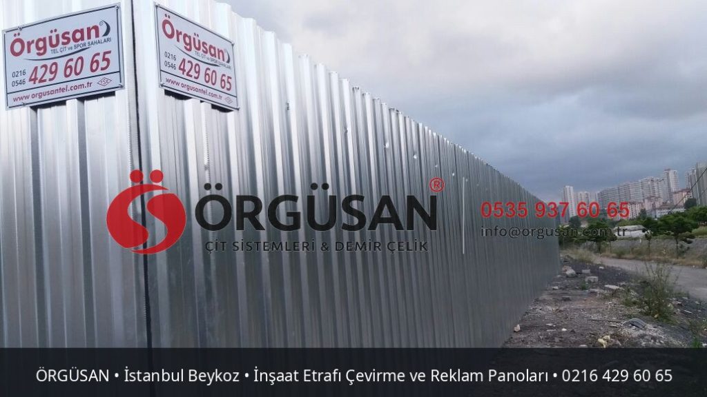 İstanbul Beykoz İnşaat Etrafı Çevirme ve Reklam Panoları | ÖRGÜSAN