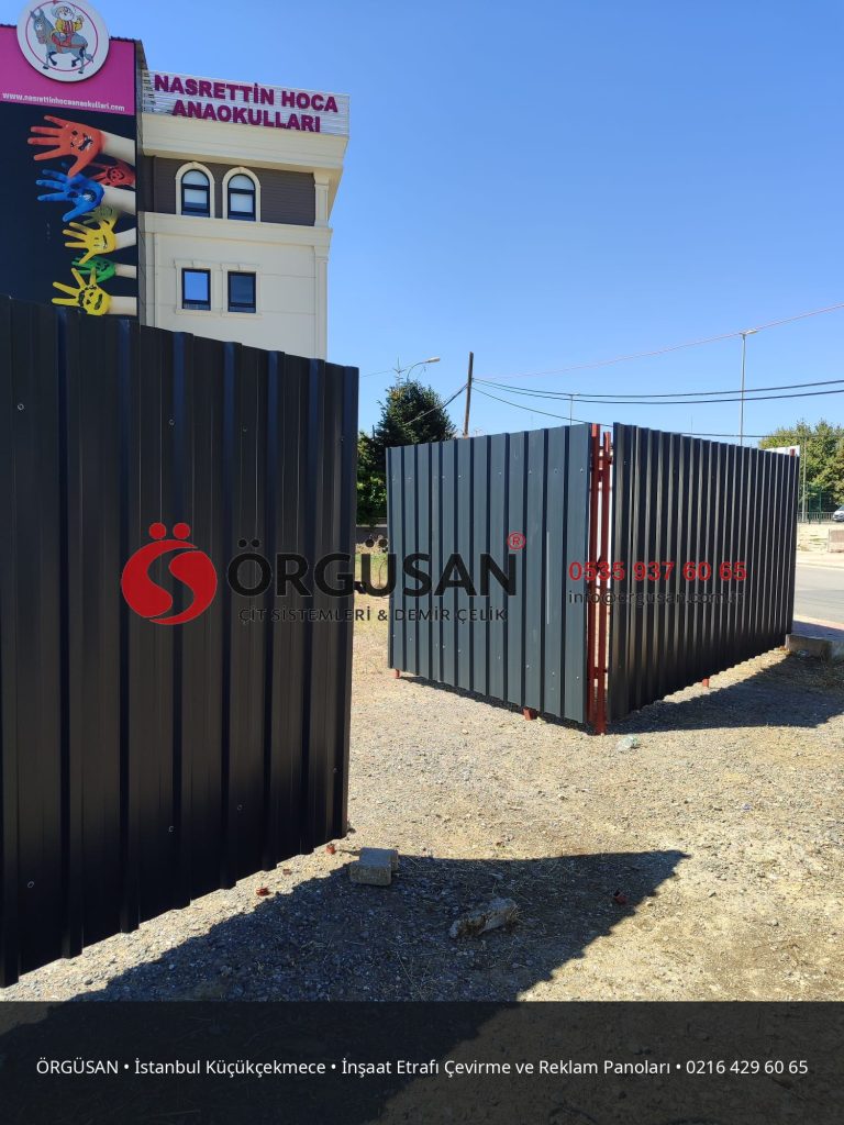 İstanbul Küçükçekmece İnşaat Etrafı Çevirme ve Reklam Panoları | ÖRGÜSAN