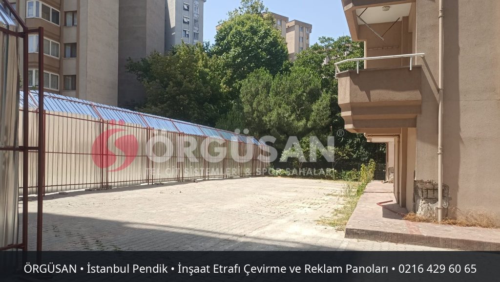 İstanbul Pendik İnşaat Etrafı Çevirme ve Reklam Panoları | ÖRGÜSAN