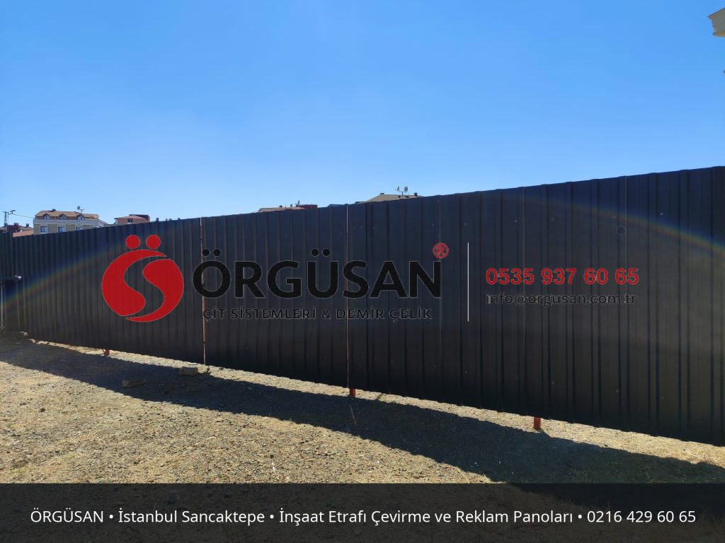 İstanbul Sancaktepe İnşaat Etrafı Çevirme ve Reklam Panoları | ÖRGÜSAN
