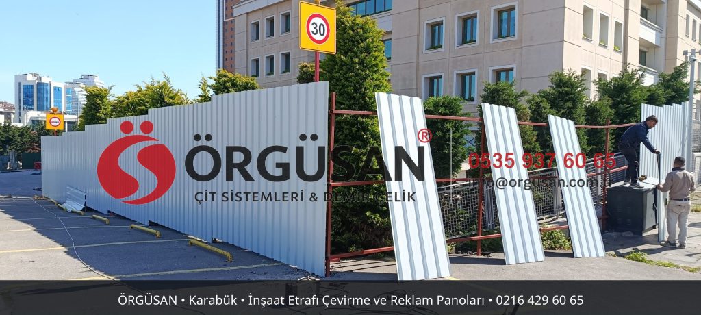 Karabük İnşaat Etrafı Çevirme ve Reklam Panoları | ÖRGÜSAN