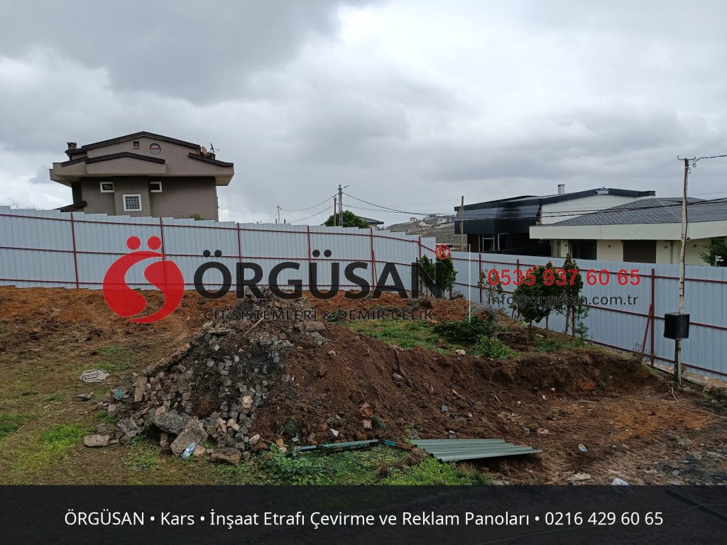 Kars İnşaat Etrafı Çevirme ve Reklam Panoları | ÖRGÜSAN