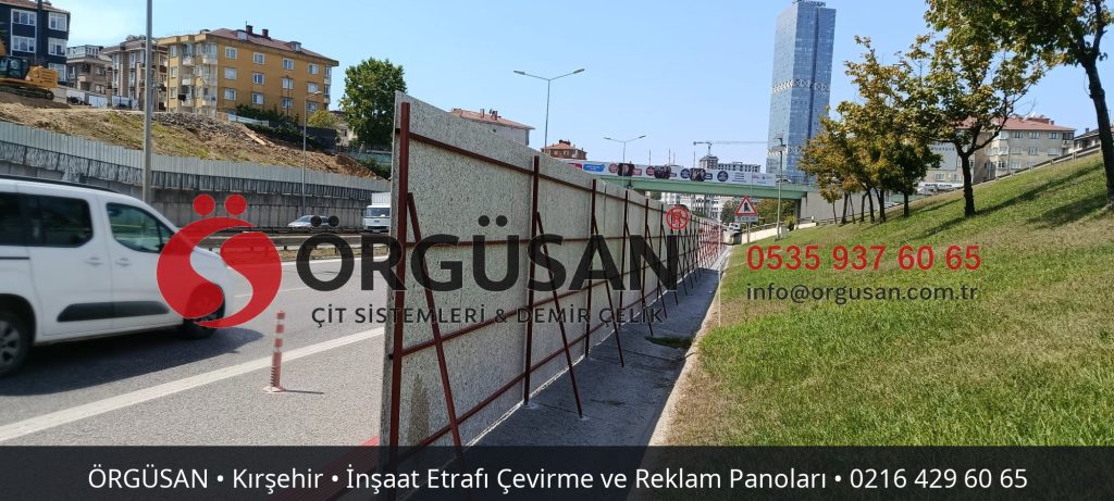 Kırşehir İnşaat Etrafı Çevirme ve Reklam Panoları | ÖRGÜSAN