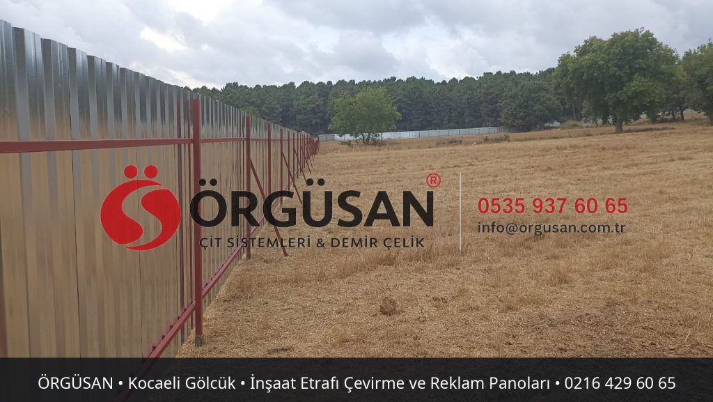 Kocaeli Gölcük İnşaat Etrafı Çevirme ve Reklam Panoları | ÖRGÜSAN