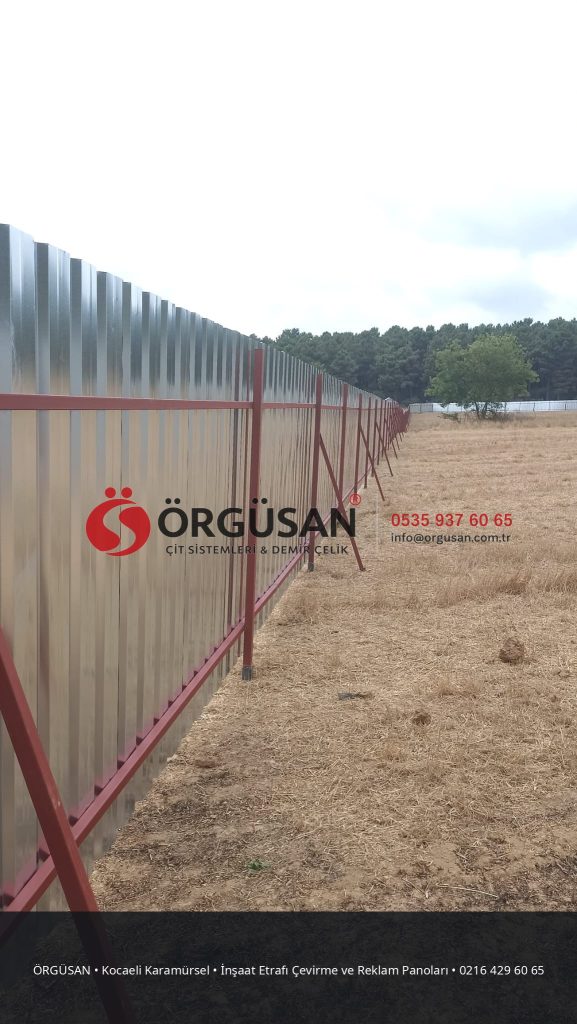 Kocaeli Karamürsel İnşaat Etrafı Çevirme ve Reklam Panoları | ÖRGÜSAN