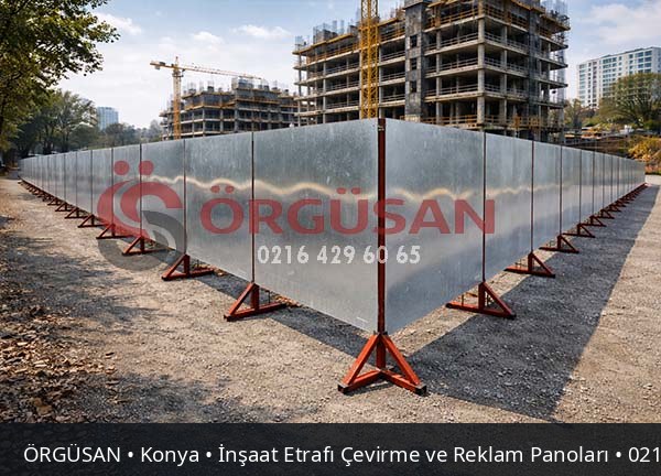 Konya İnşaat Etrafı Çevirme ve Reklam Panoları | ÖRGÜSAN