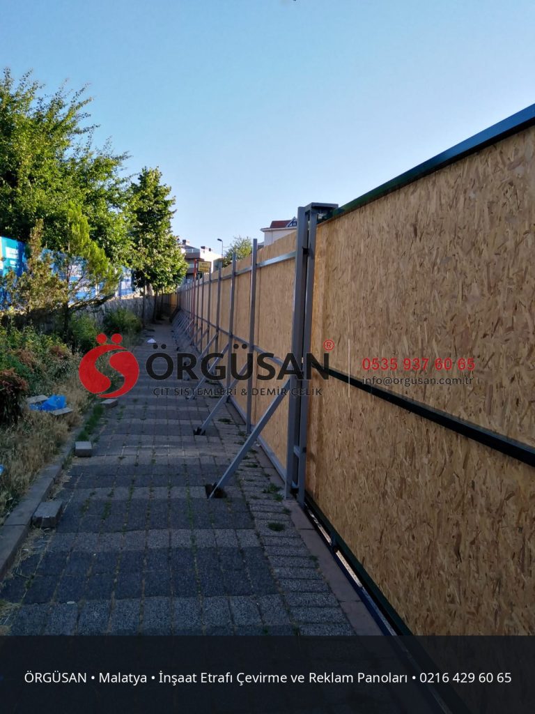 Malatya İnşaat Etrafı Çevirme ve Reklam Panoları | ÖRGÜSAN