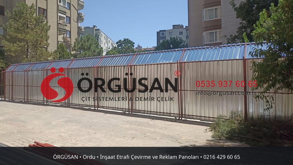Ordu İnşaat Etrafı Çevirme ve Reklam Panoları | ÖRGÜSAN