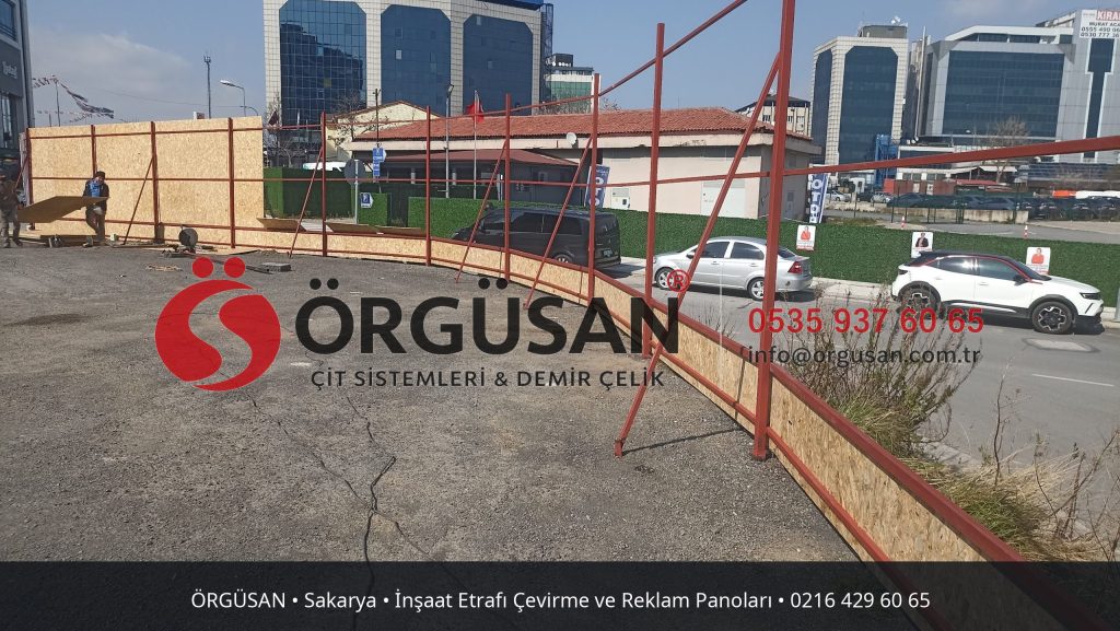 Sakarya İnşaat Etrafı Çevirme ve Reklam Panoları | ÖRGÜSAN