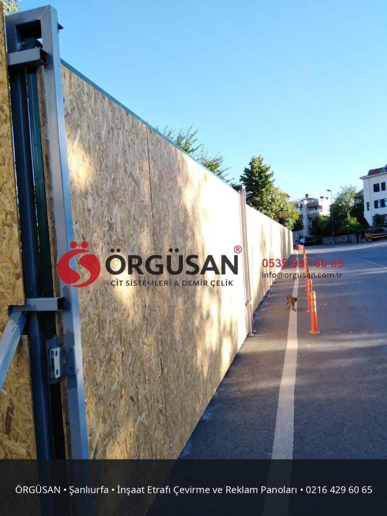 Şanlıurfa İnşaat Etrafı Çevirme ve Reklam Panoları | ÖRGÜSAN