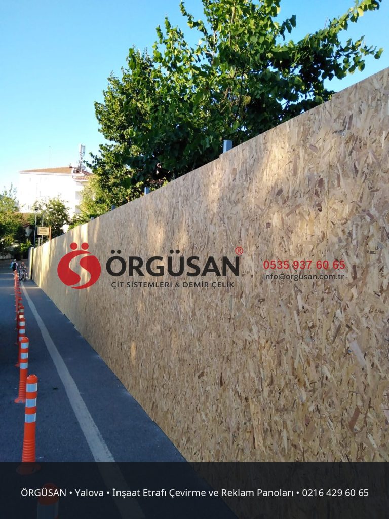 Yalova İnşaat Etrafı Çevirme ve Reklam Panoları | ÖRGÜSAN